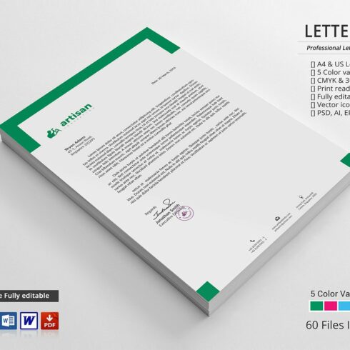 Letterhead cover image.