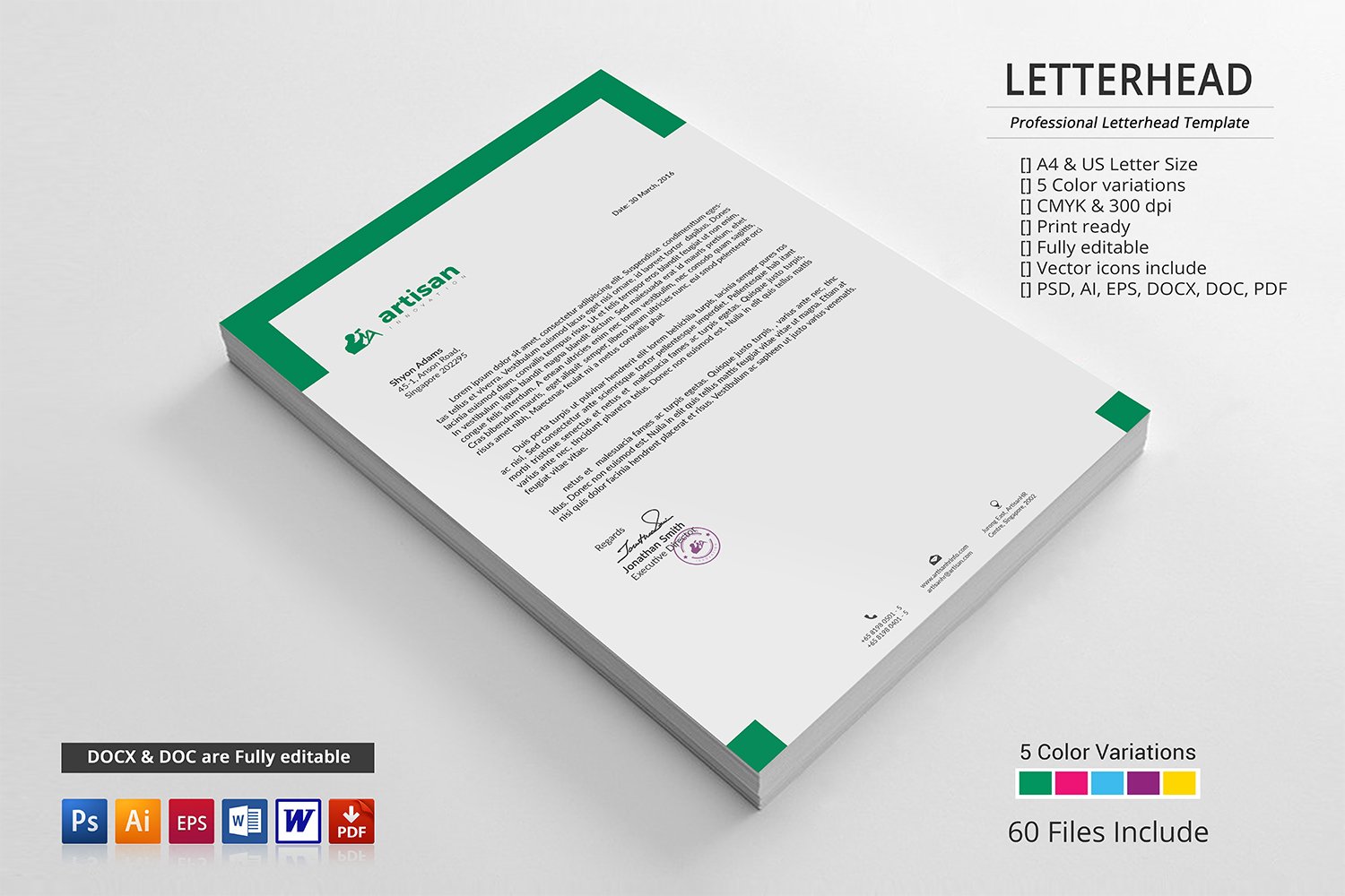 Letterhead cover image.