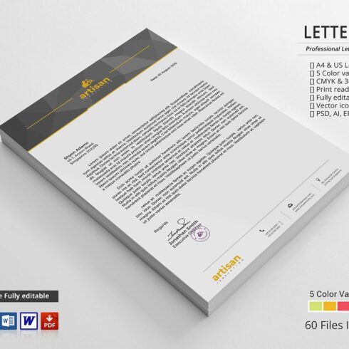 Letterhead cover image.