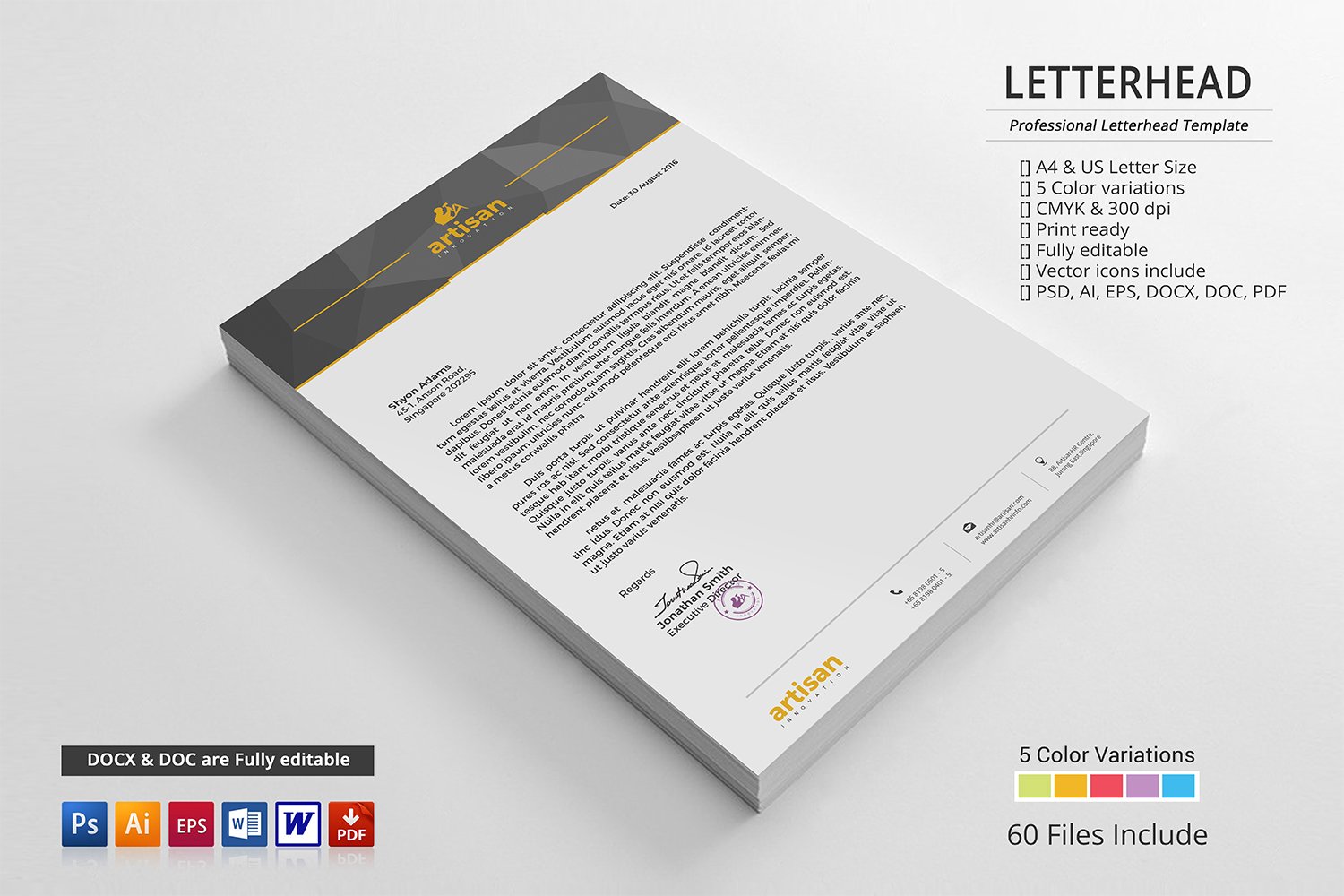 Letterhead cover image.