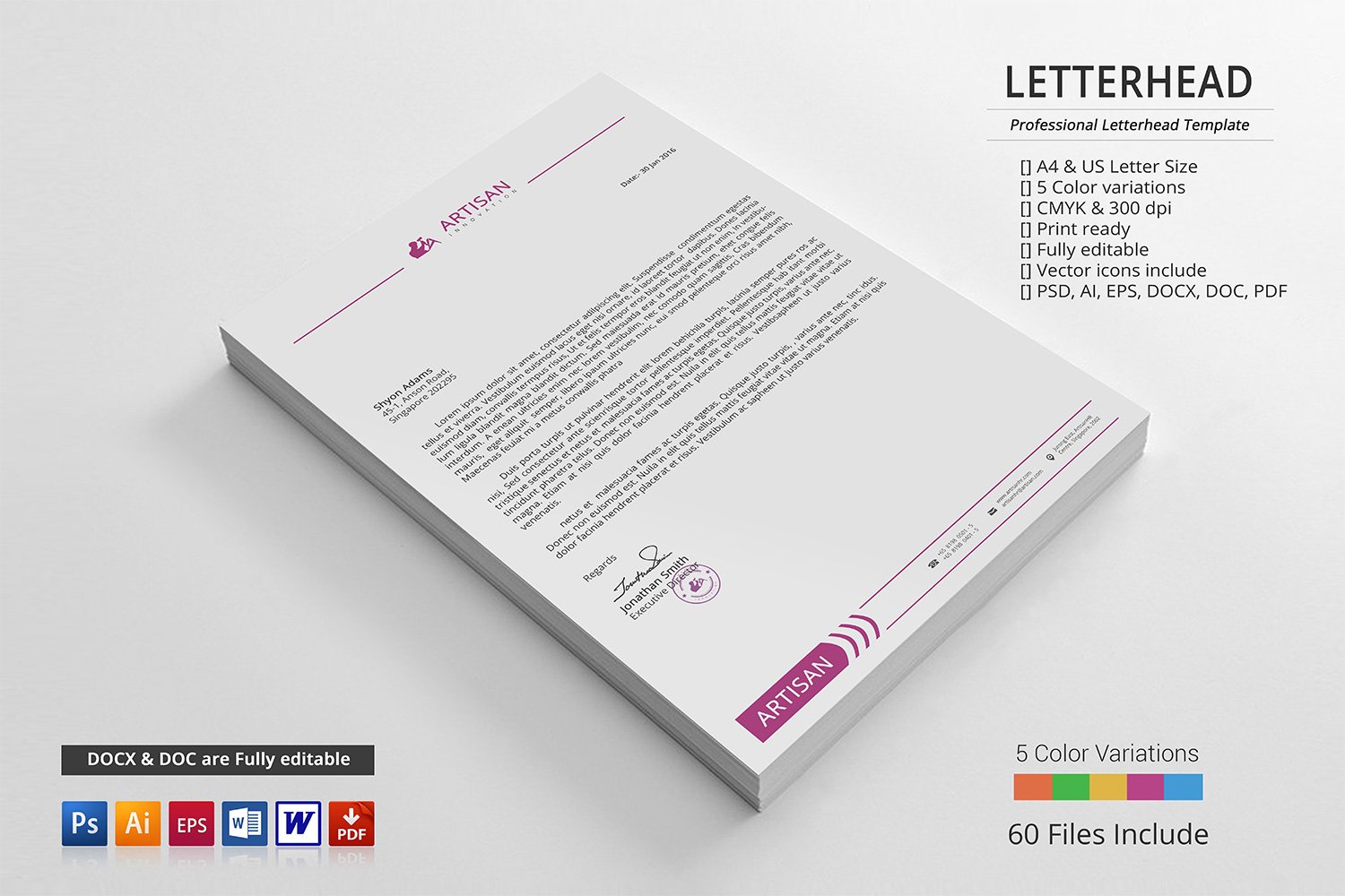 Letterhead cover image.