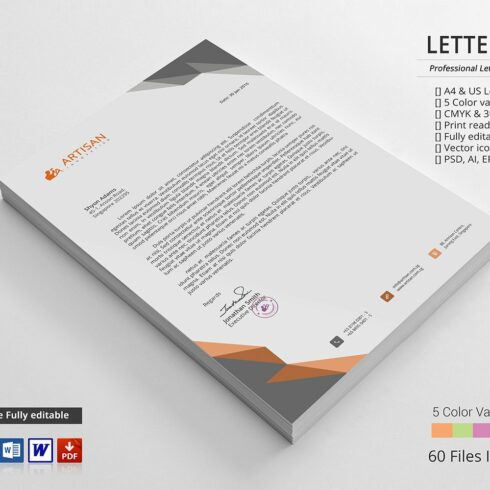 Letterhead cover image.