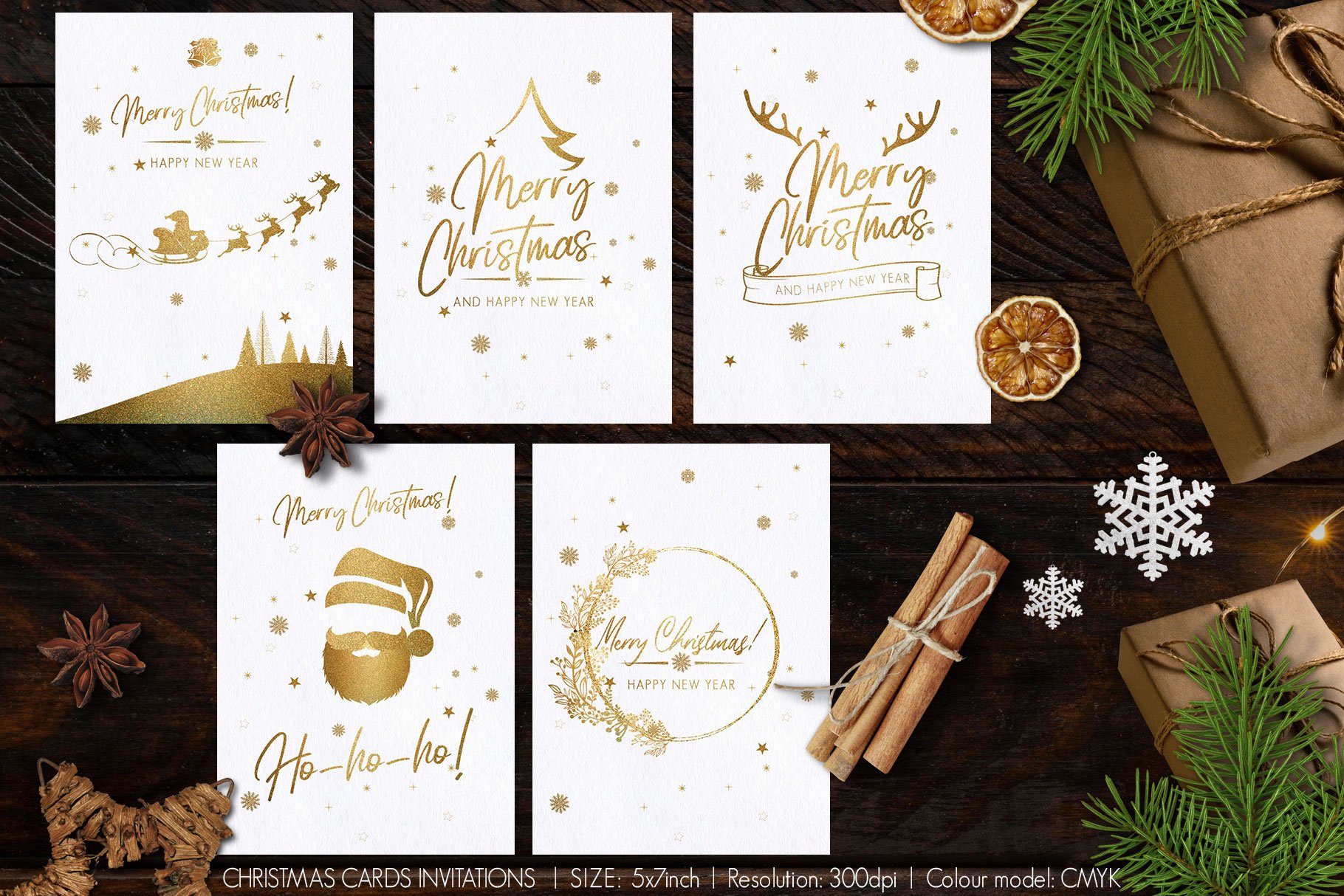 Christmas Cards Invitations preview image.