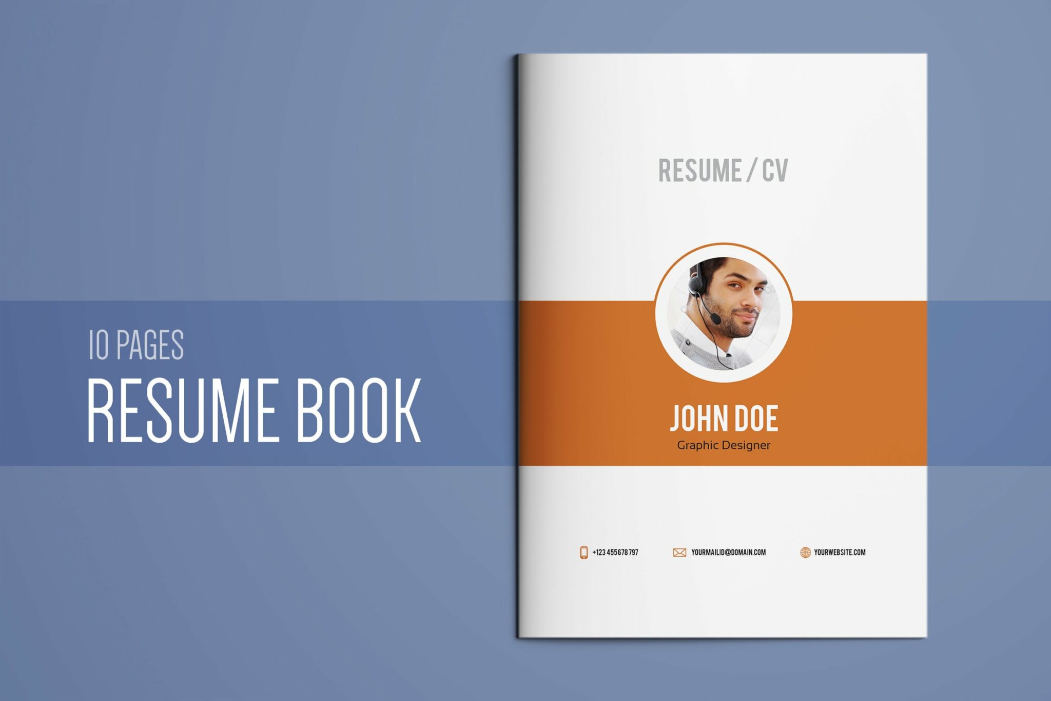 Resume Booklet Template Vol. 01 – MasterBundles