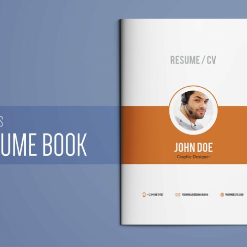 Resume Booklet Template Vol. 01 cover image.