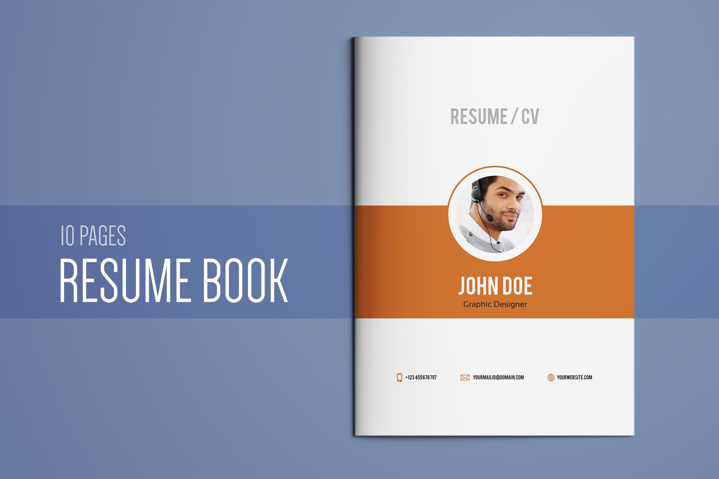 Resume Booklet Template Vol. 01 cover image.