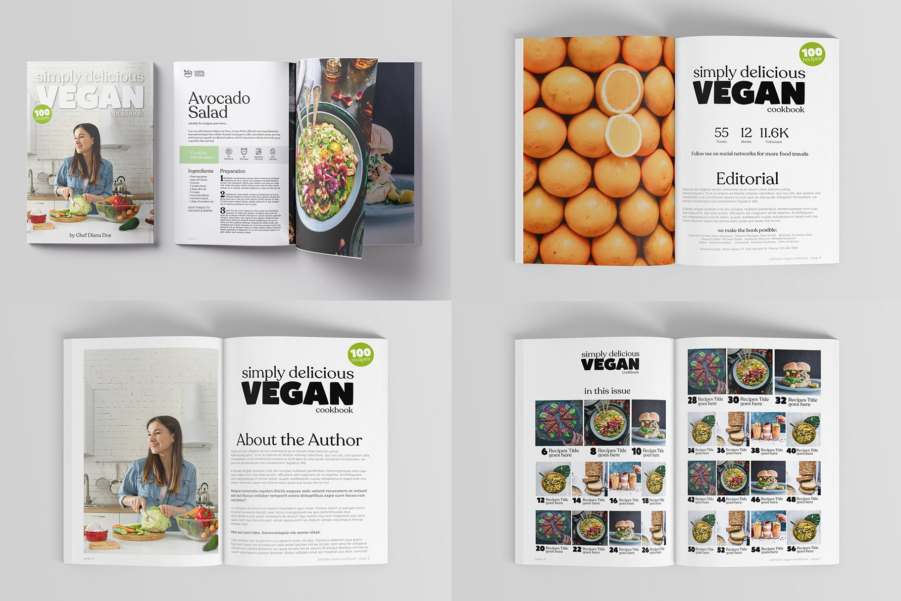 3 Magazines Recipes CookBooks Combo preview image.