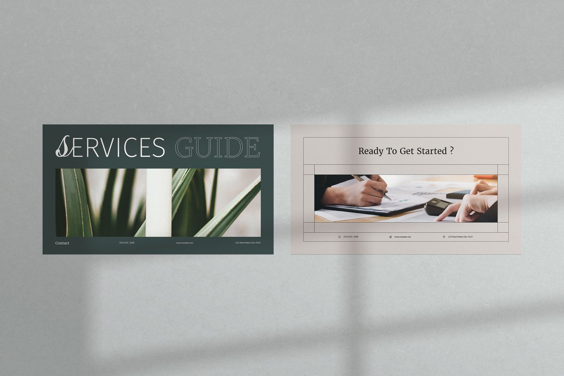 Services And Pricing Guide Template preview image.