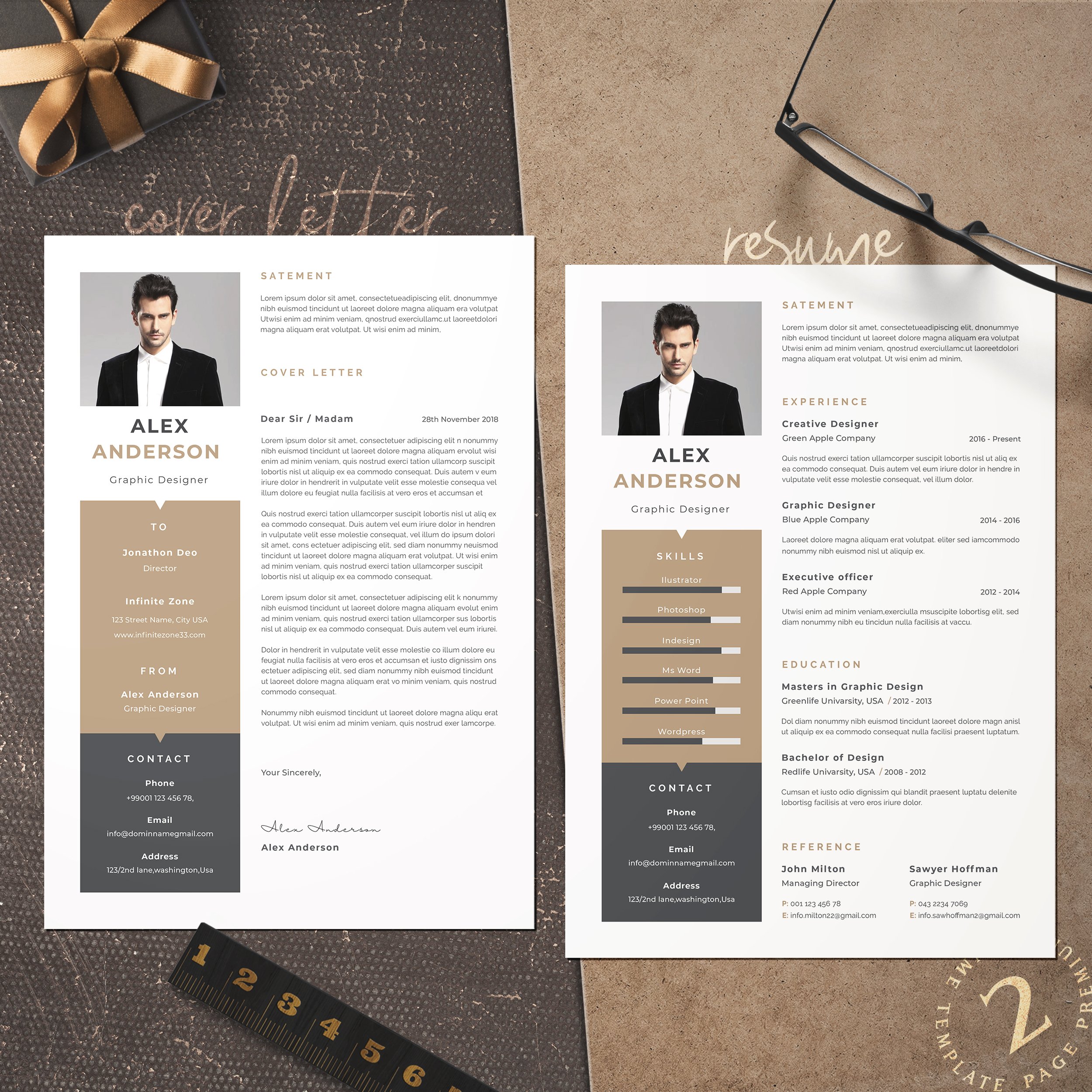 Word Resume/CV preview image.