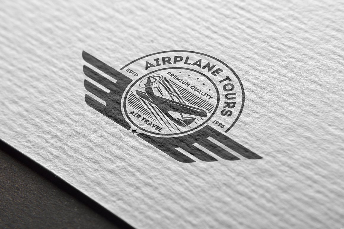 Aviation logo kit preview image.