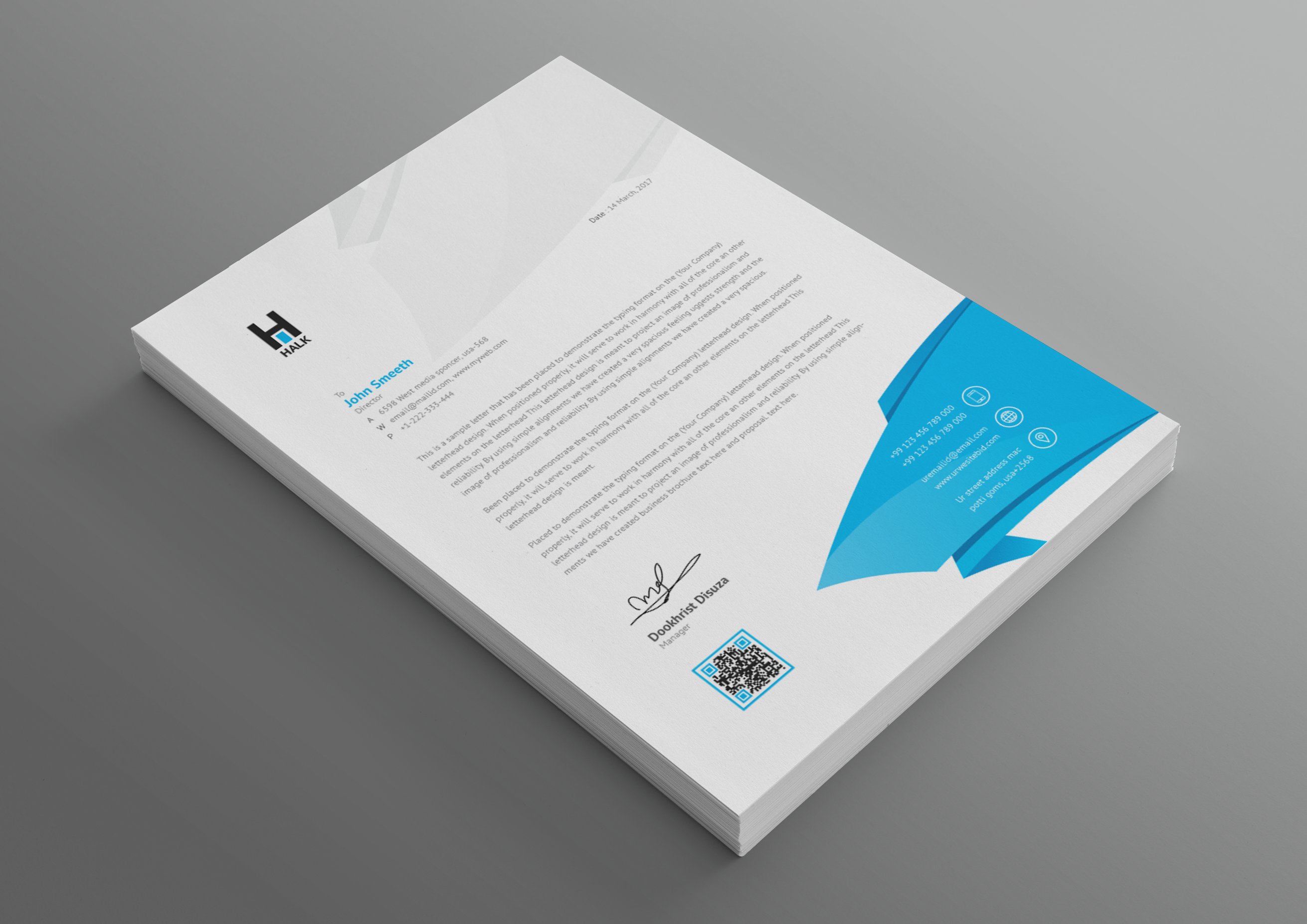 Letterhead preview image.