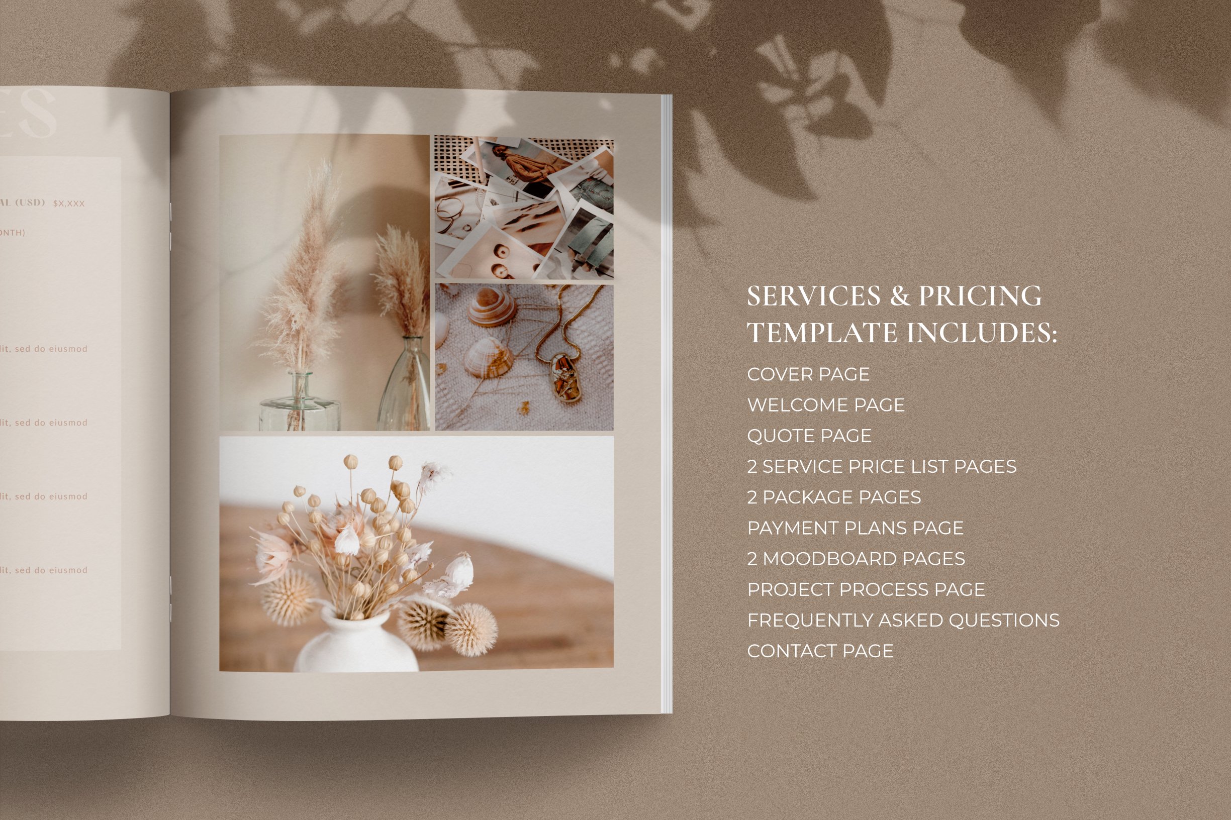 Services and Pricing Guide | Canva preview image.