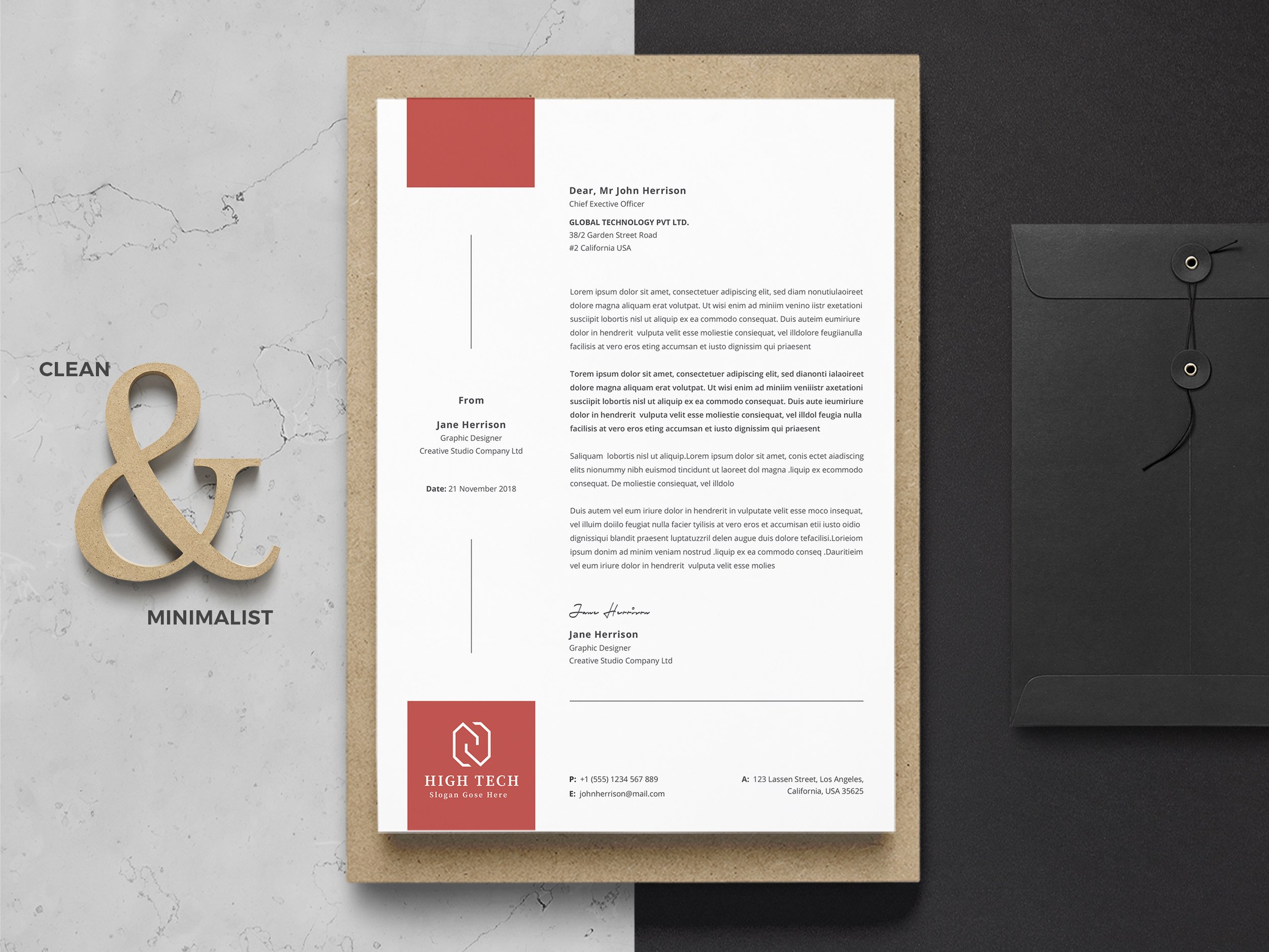 Business Letterhead Word cover image.