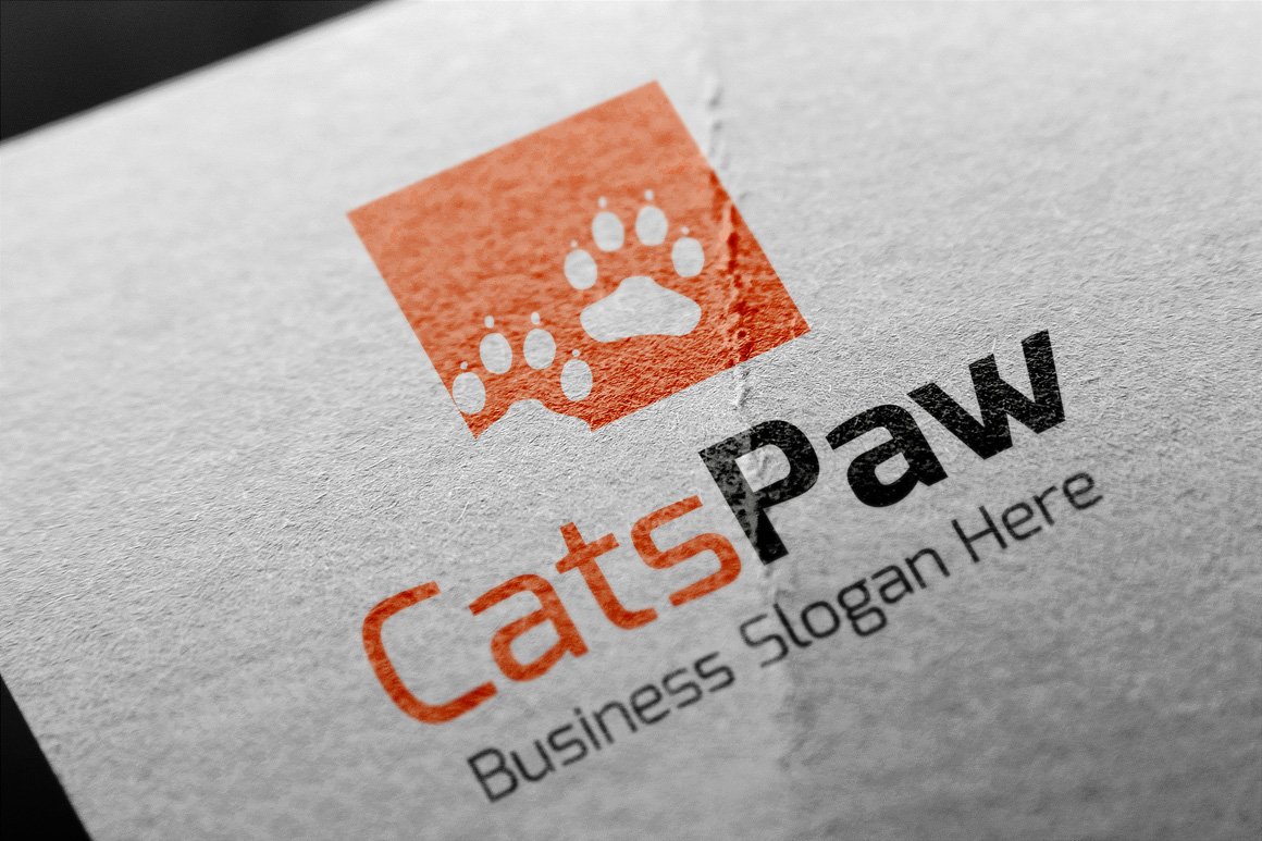 Cats Paw Style Logo preview image.