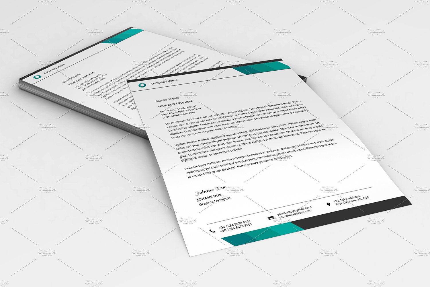 Letterhead Template-V16 cover image.