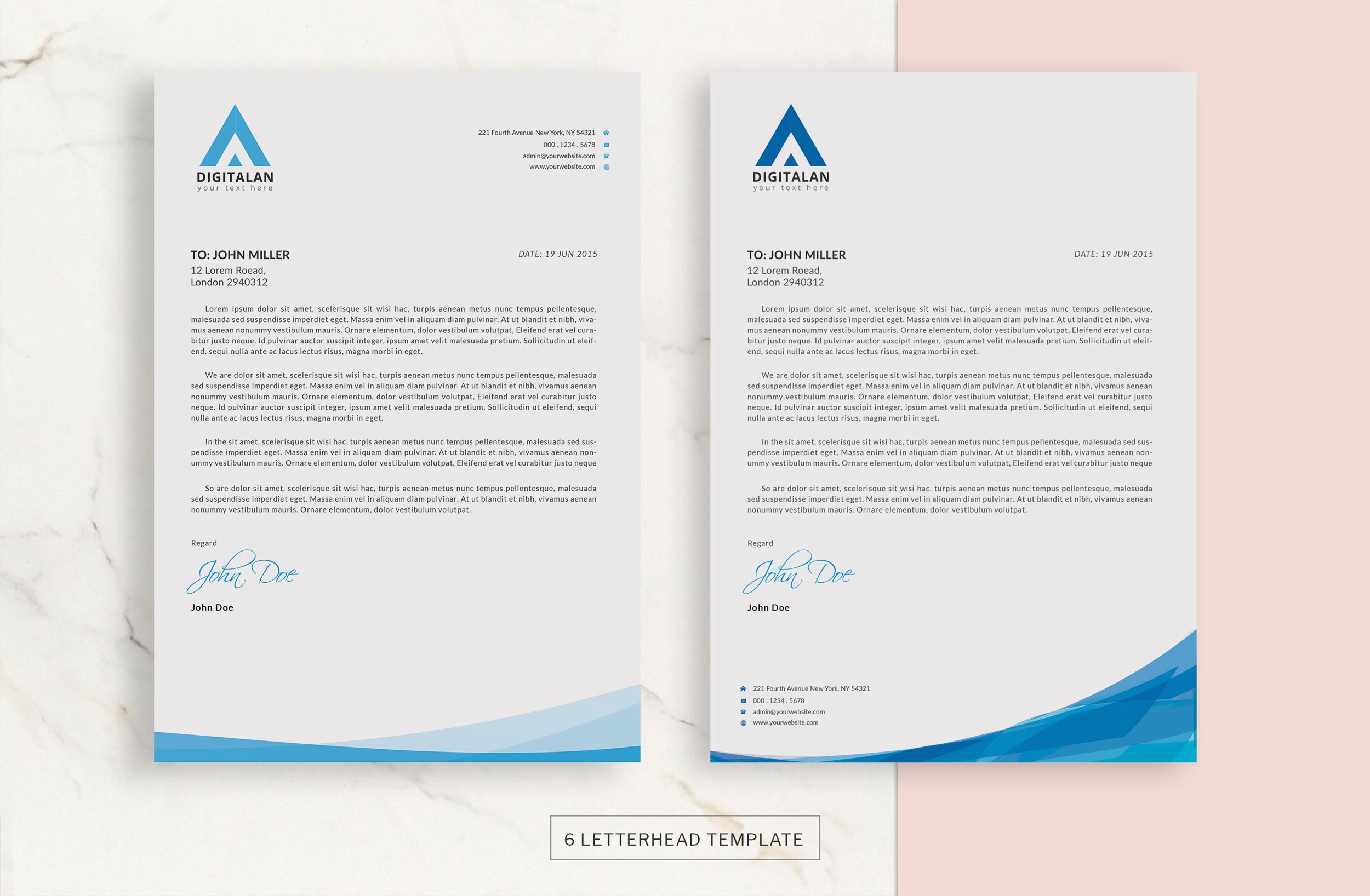 Letterhead preview image.