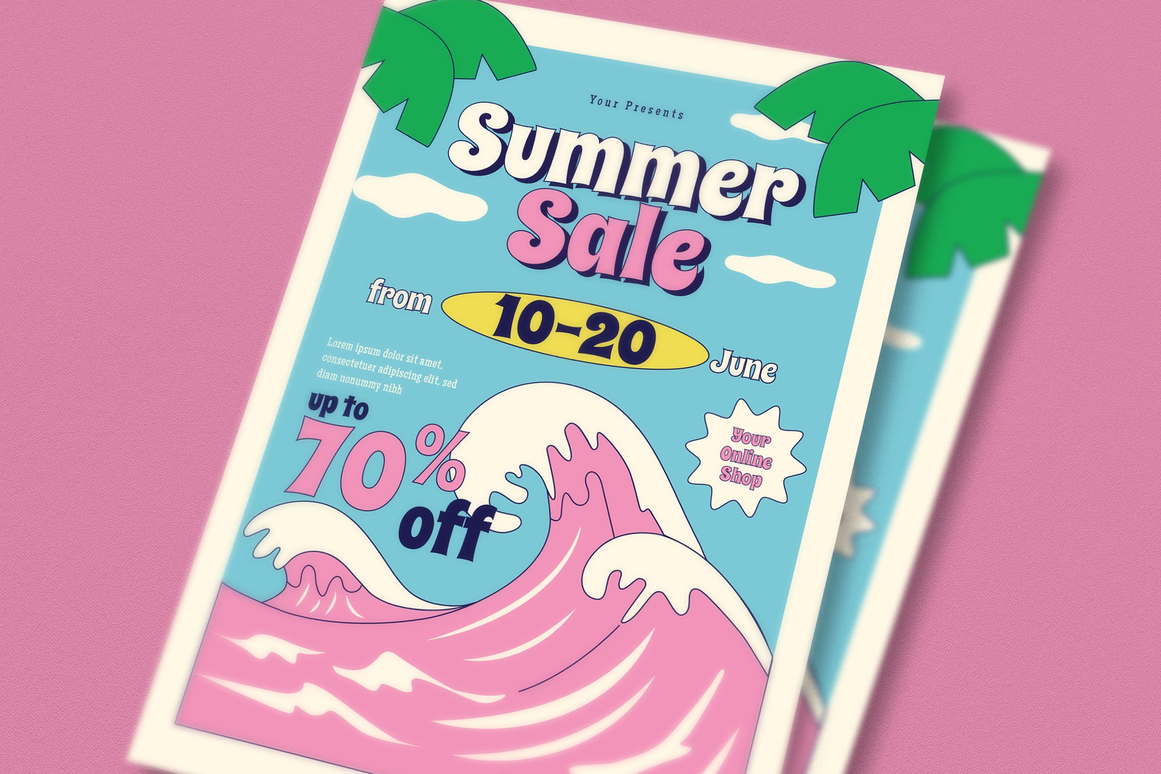 Summer Sale Flyer Set preview image.