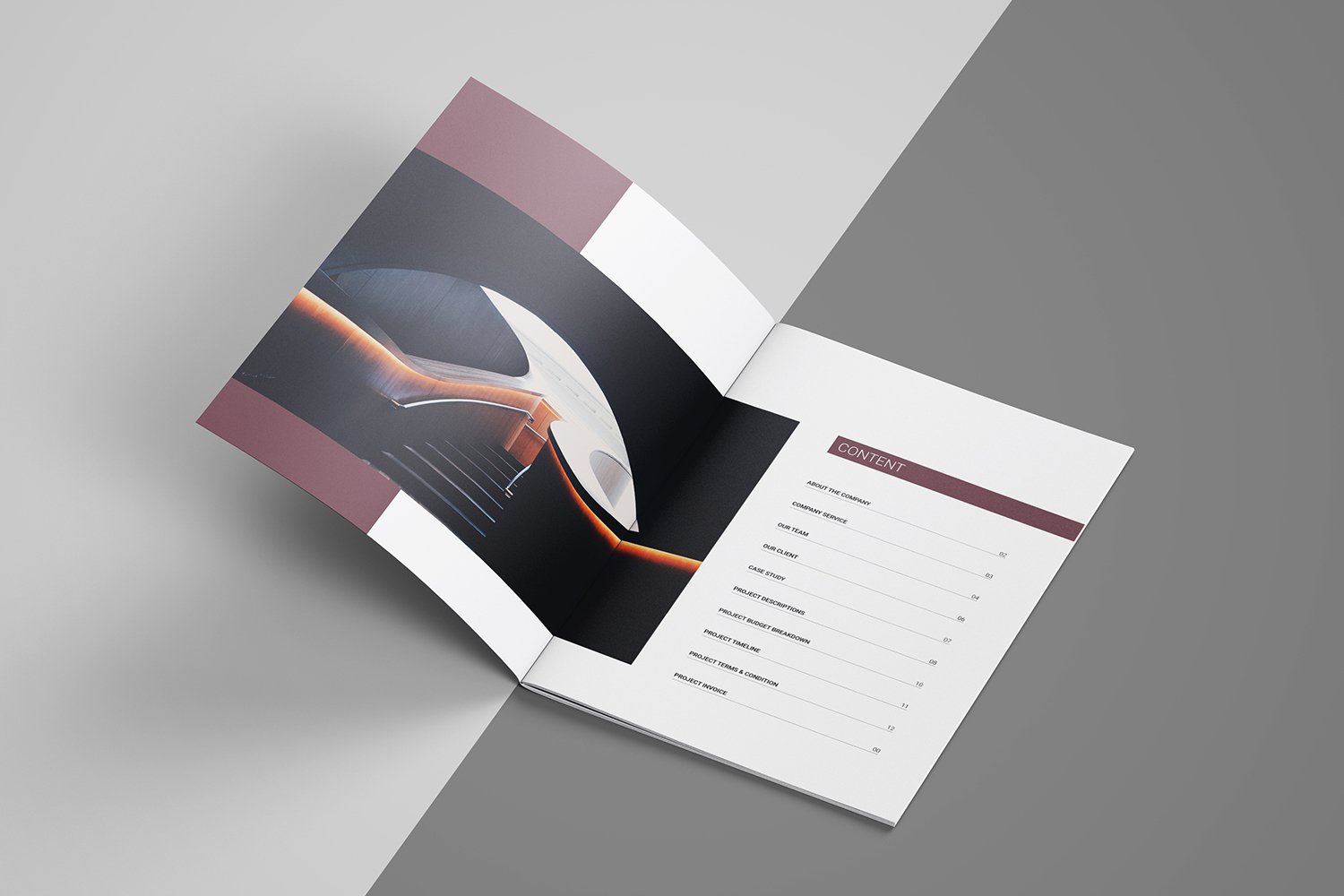 Proposal Brochure Template preview image.