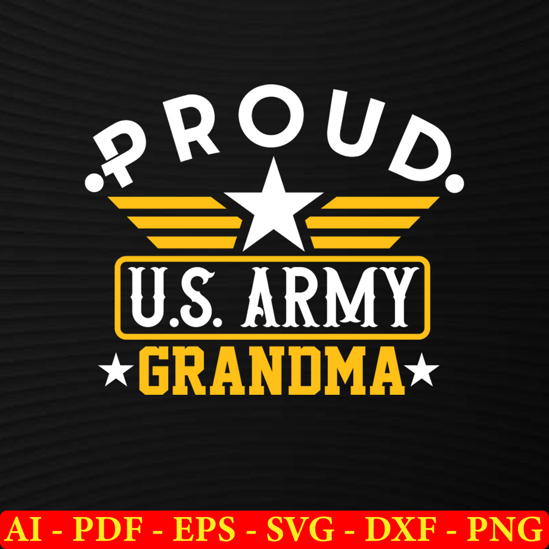 6 Proud Us Armi T-shirt SVG Bundle Vol-01 preview image.