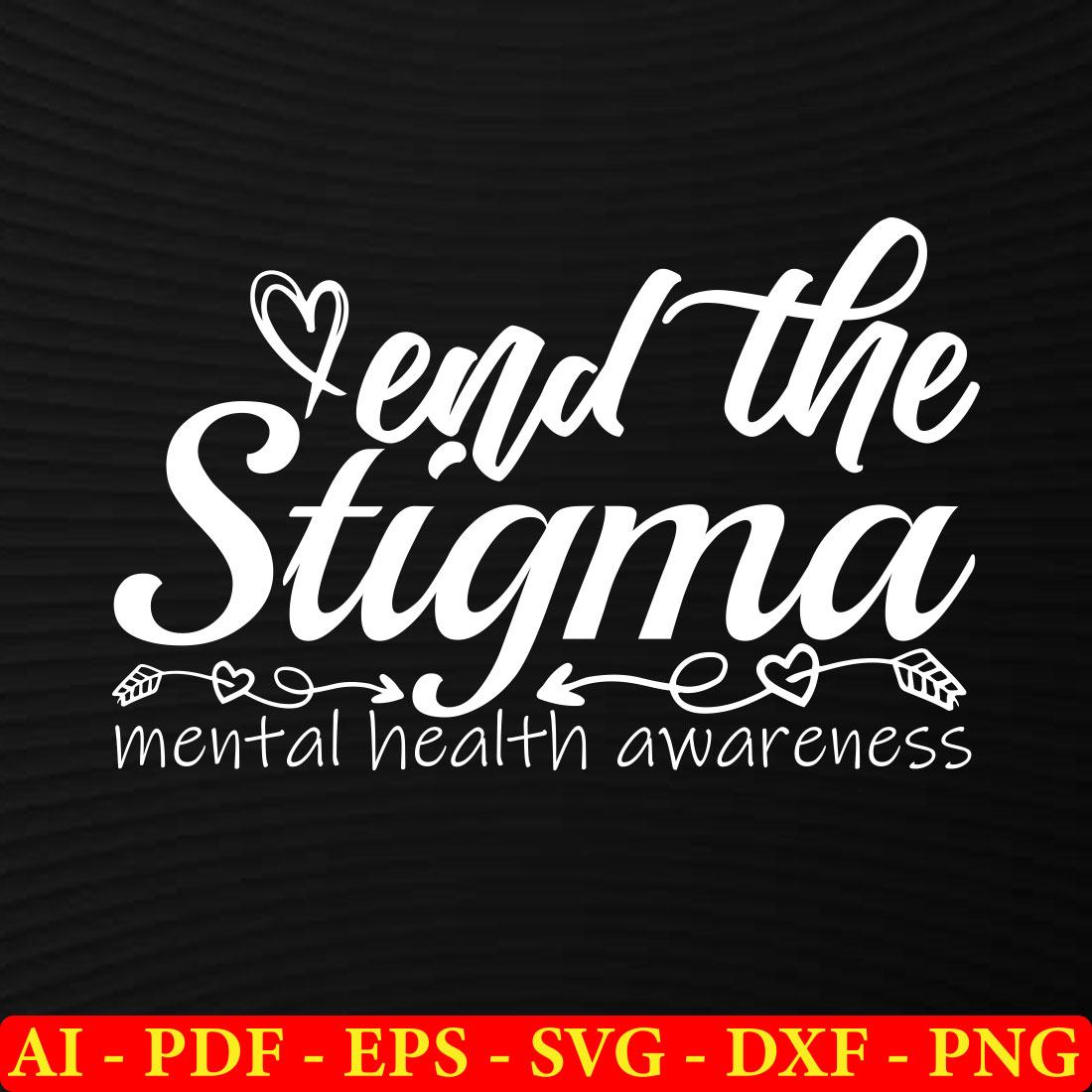 6 Mental Health Matters T-shirt SVG Bundle Vol-01 preview image.