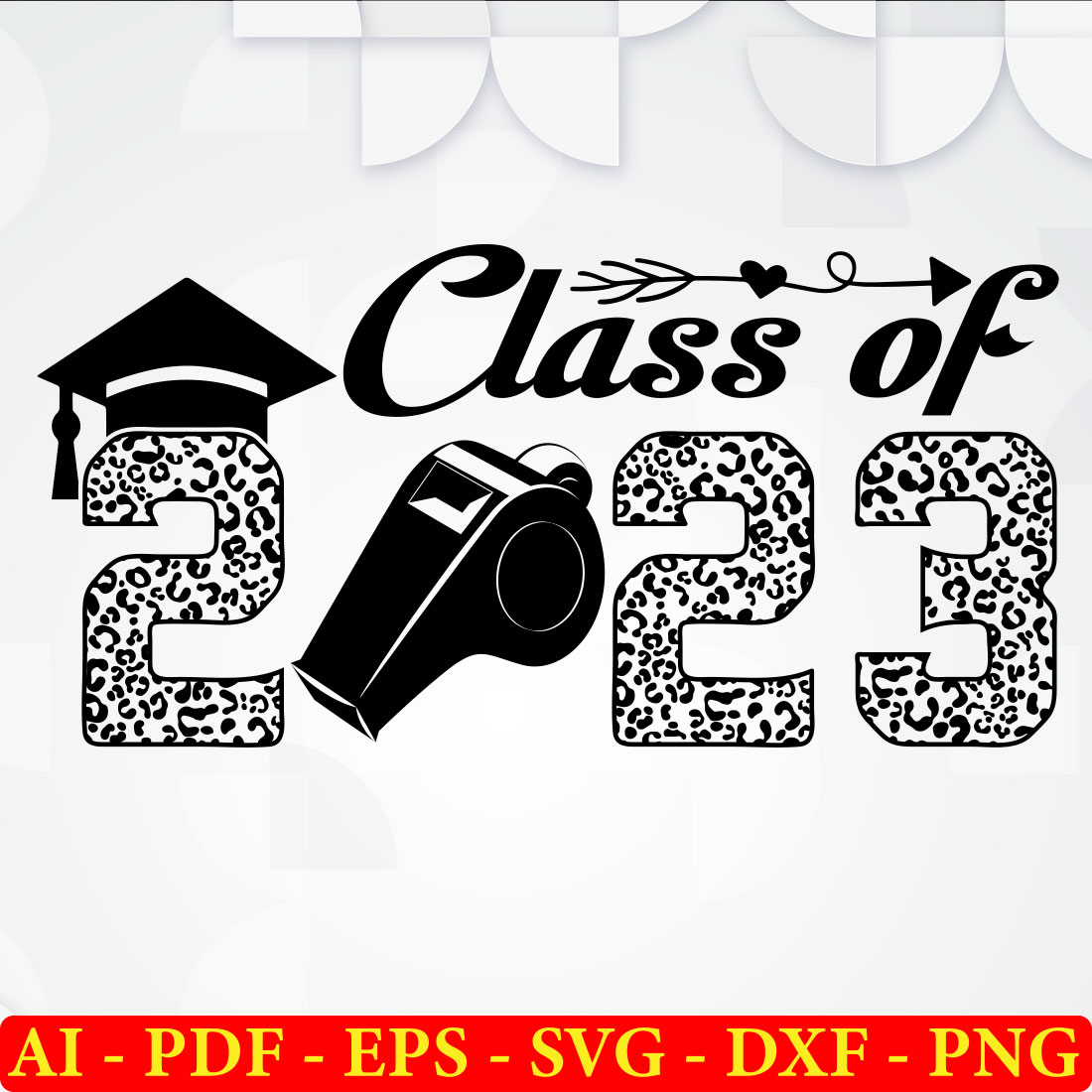 Class Of 2023 Sports Bundle Svg preview image.