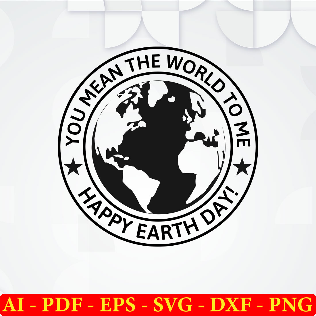 6 Earth Day T-shirt SVG Bundle Vol-04 preview image.