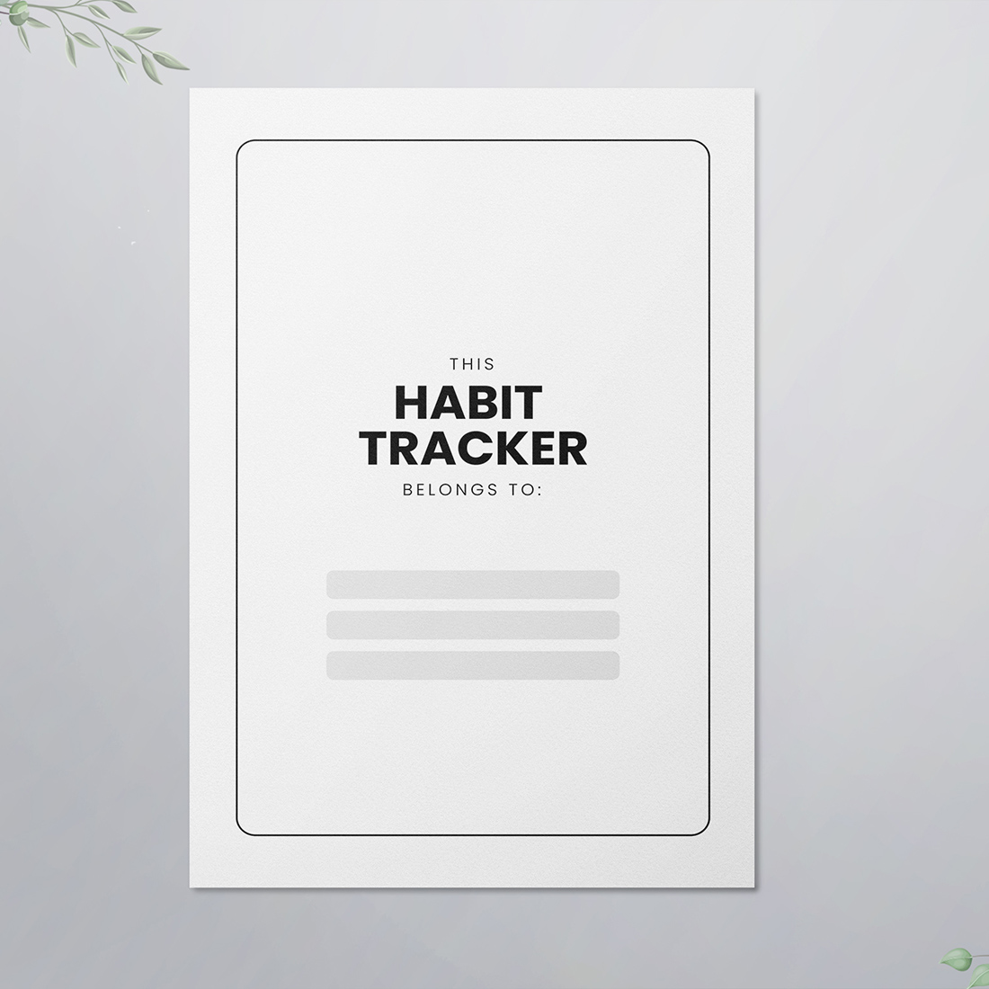 Daily Habit Tracker preview image.