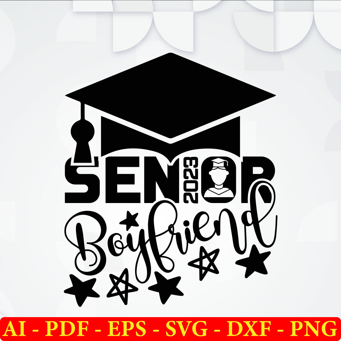 Senior Family 2023 SVG Bundle, Graduation Cut Files preview image.