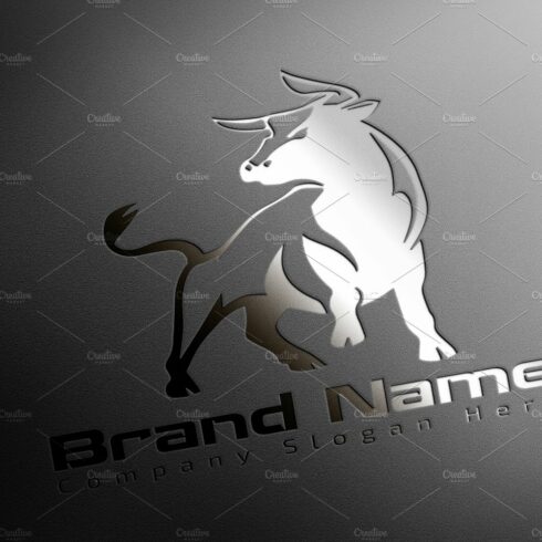 Modern Bull Logo - Mock-Up & Vector cover image.