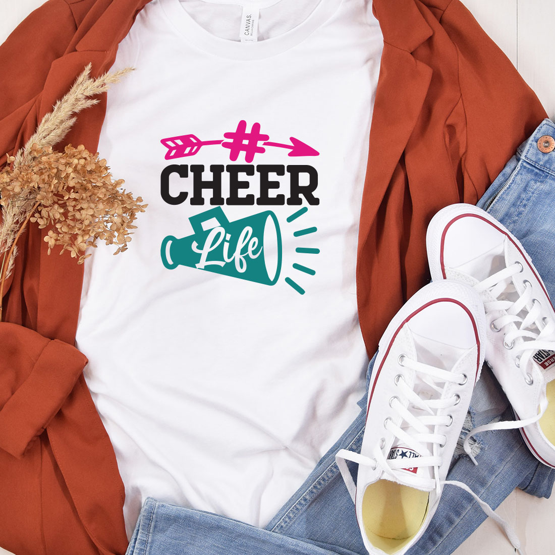 Cheer SVG Bundle preview image.
