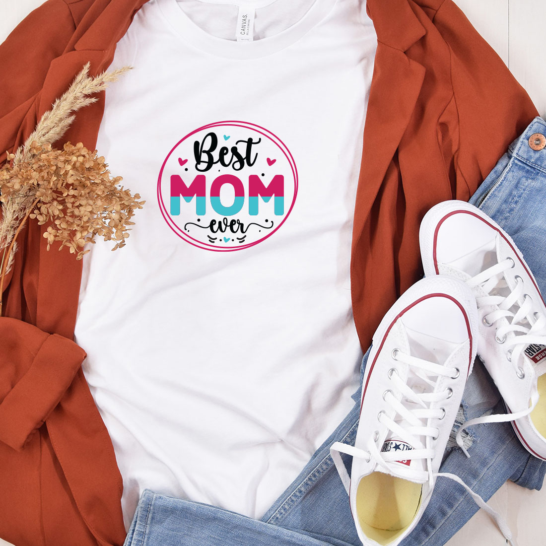 Mothers Day SVG Design Bundle preview image.