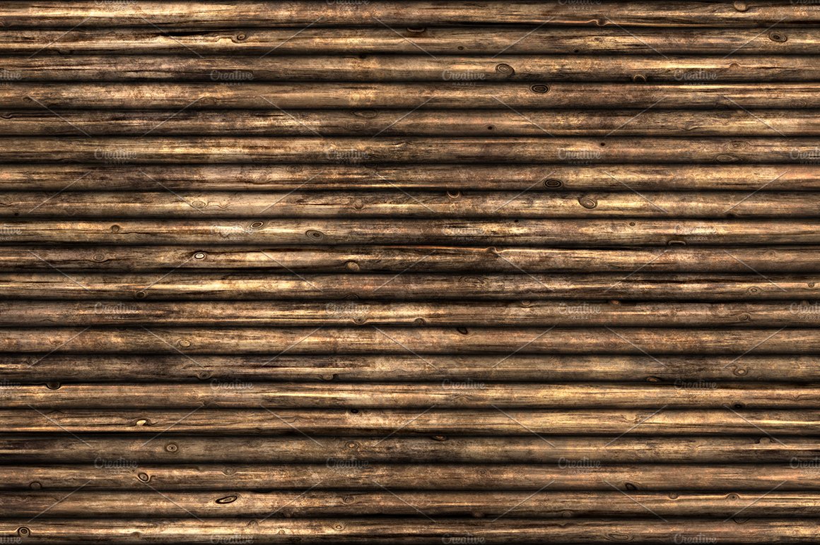 10 Wood Logs Wall Background Texture preview image.