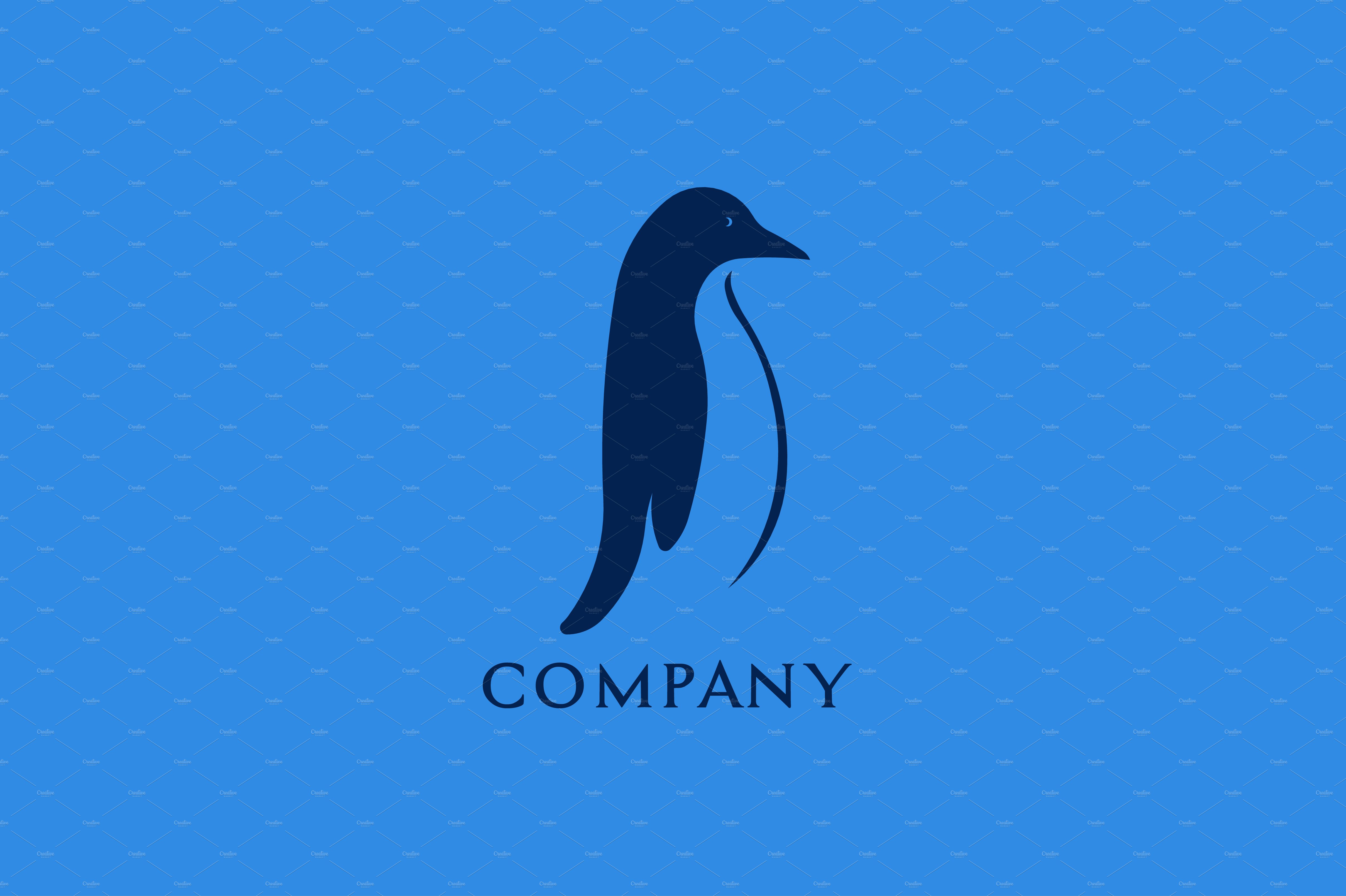 02 penguin logo blue 507