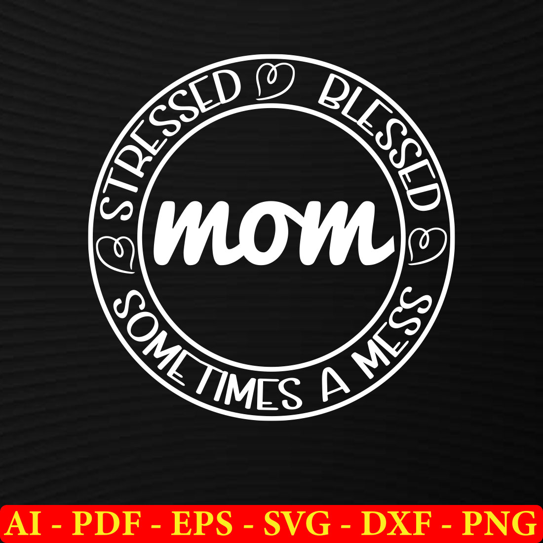 6 Mothers Day T-shirt SVG Bundle Vol-04 preview image.