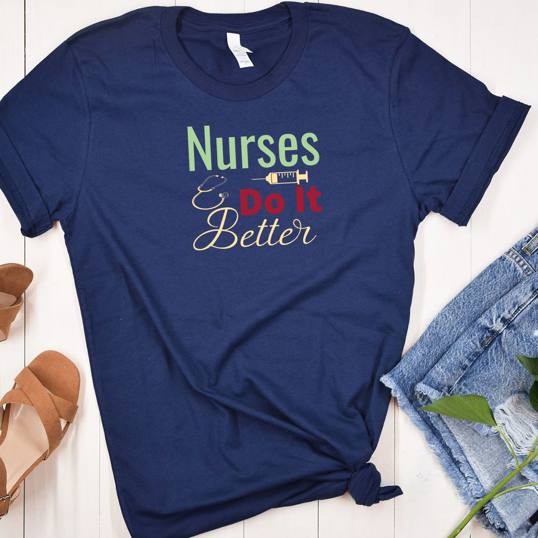 Nurse SVG Design Bundle preview image.