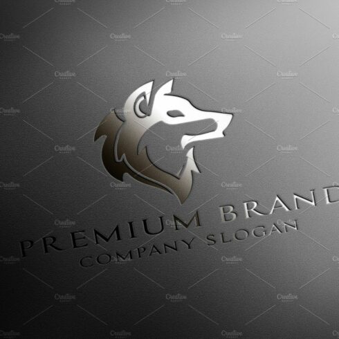 Premium Wolf Logo & Mock-Up - Vector cover image.