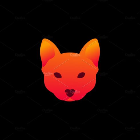 abstract head dog or wolf logo cover image.