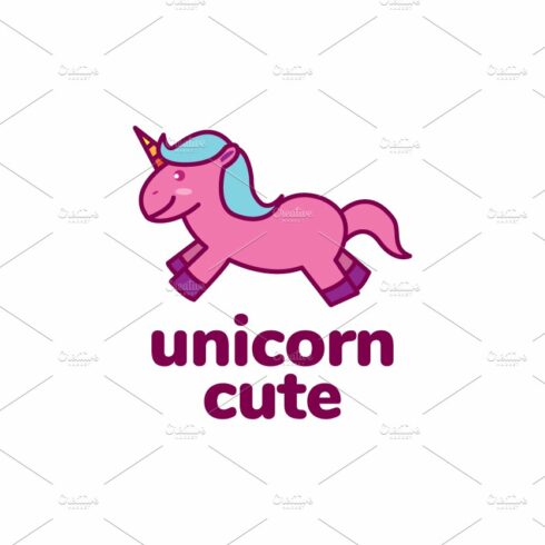 unicorn or horse  cute cartoon jump cover image.