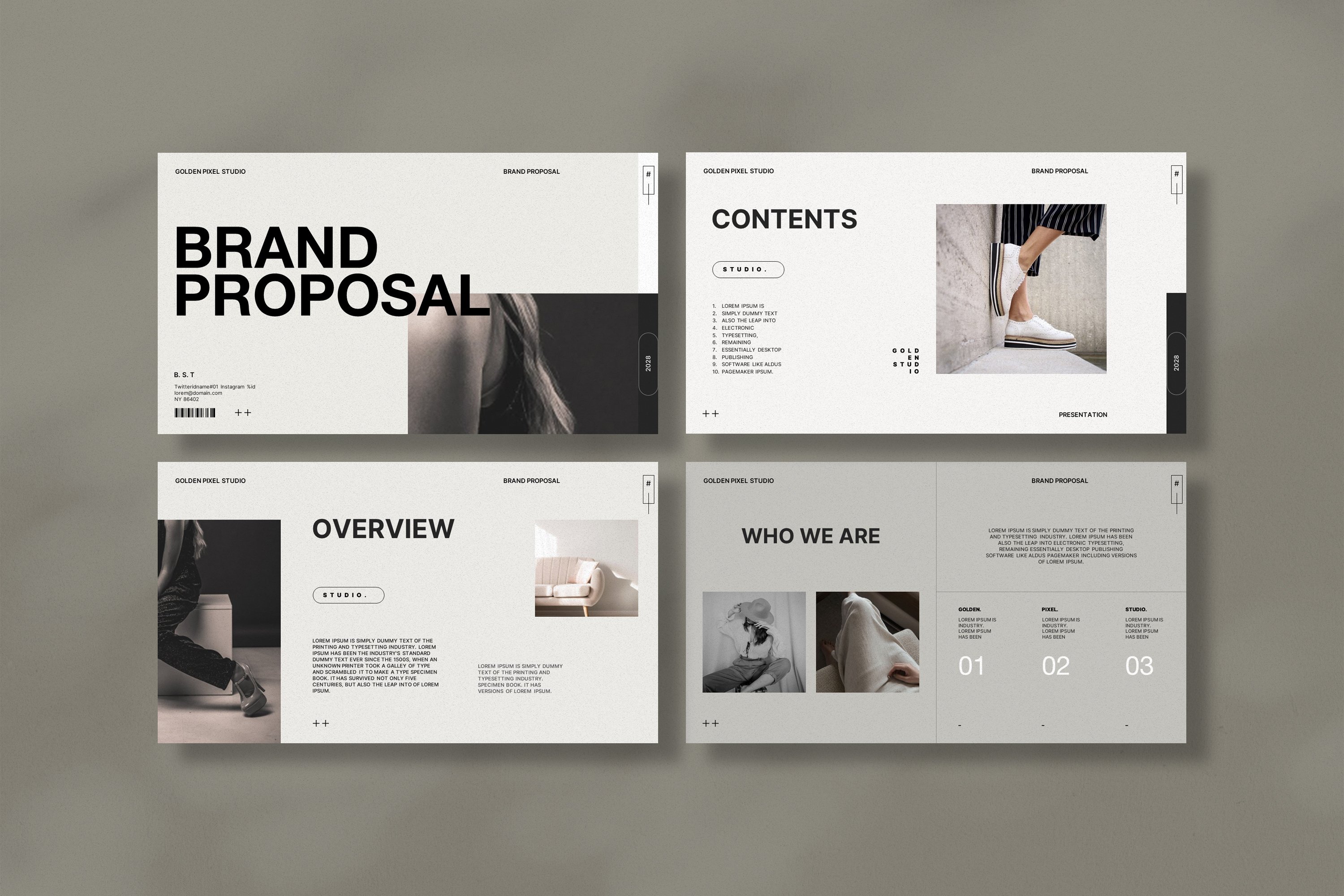Brand Proposal Template preview image.
