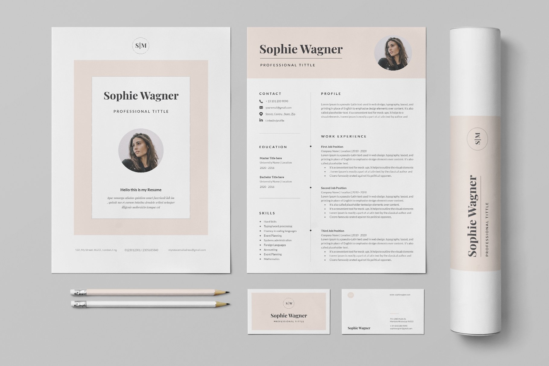 Resume Sophie preview image.