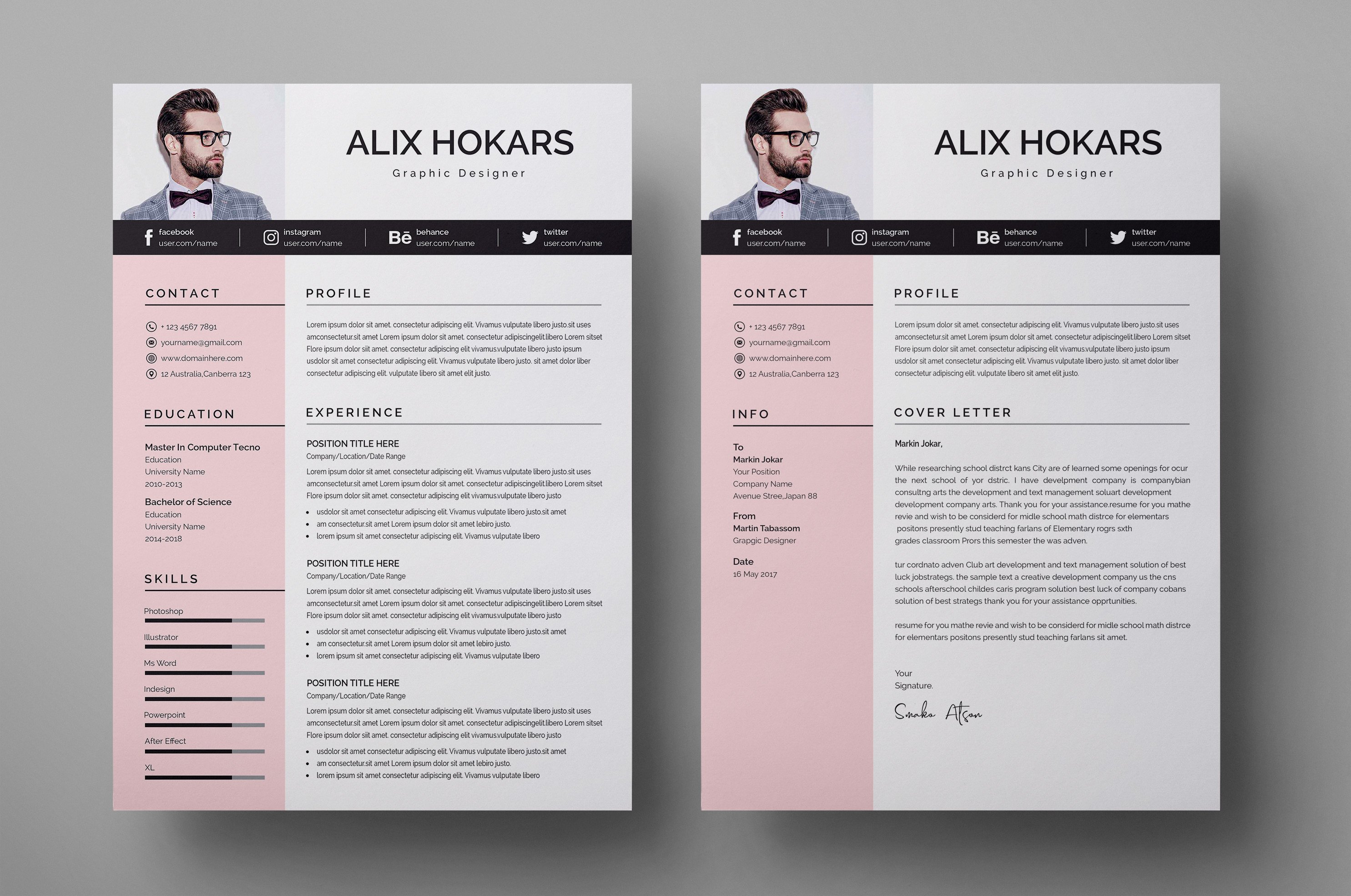 Resume/CV preview image.