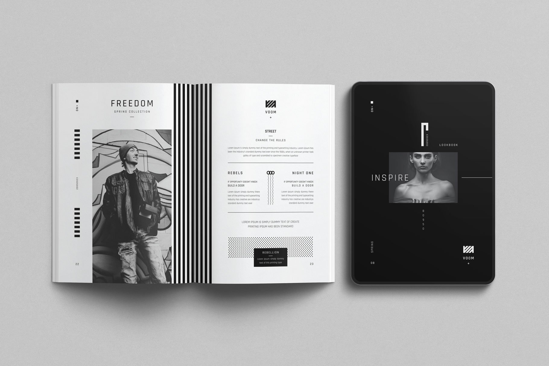 Lookbook Template preview image.