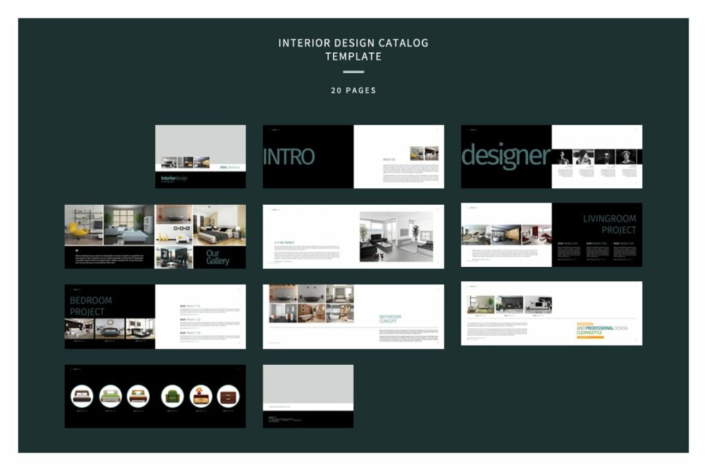 Interior Brochure Catalog – MasterBundles