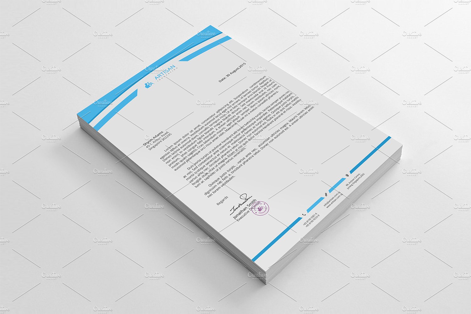 Corporate Letterhead preview image.