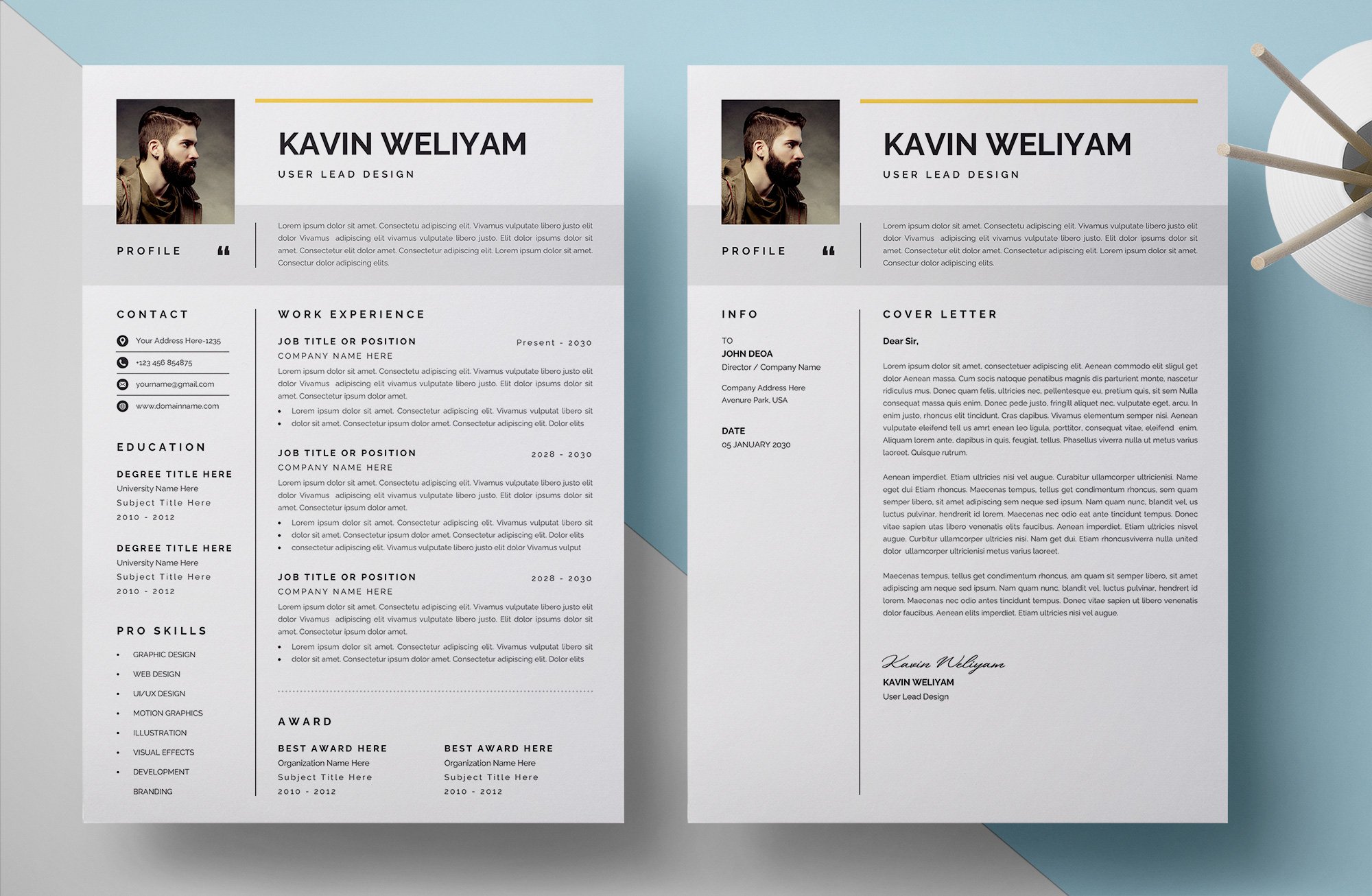 Resume / CV preview image.