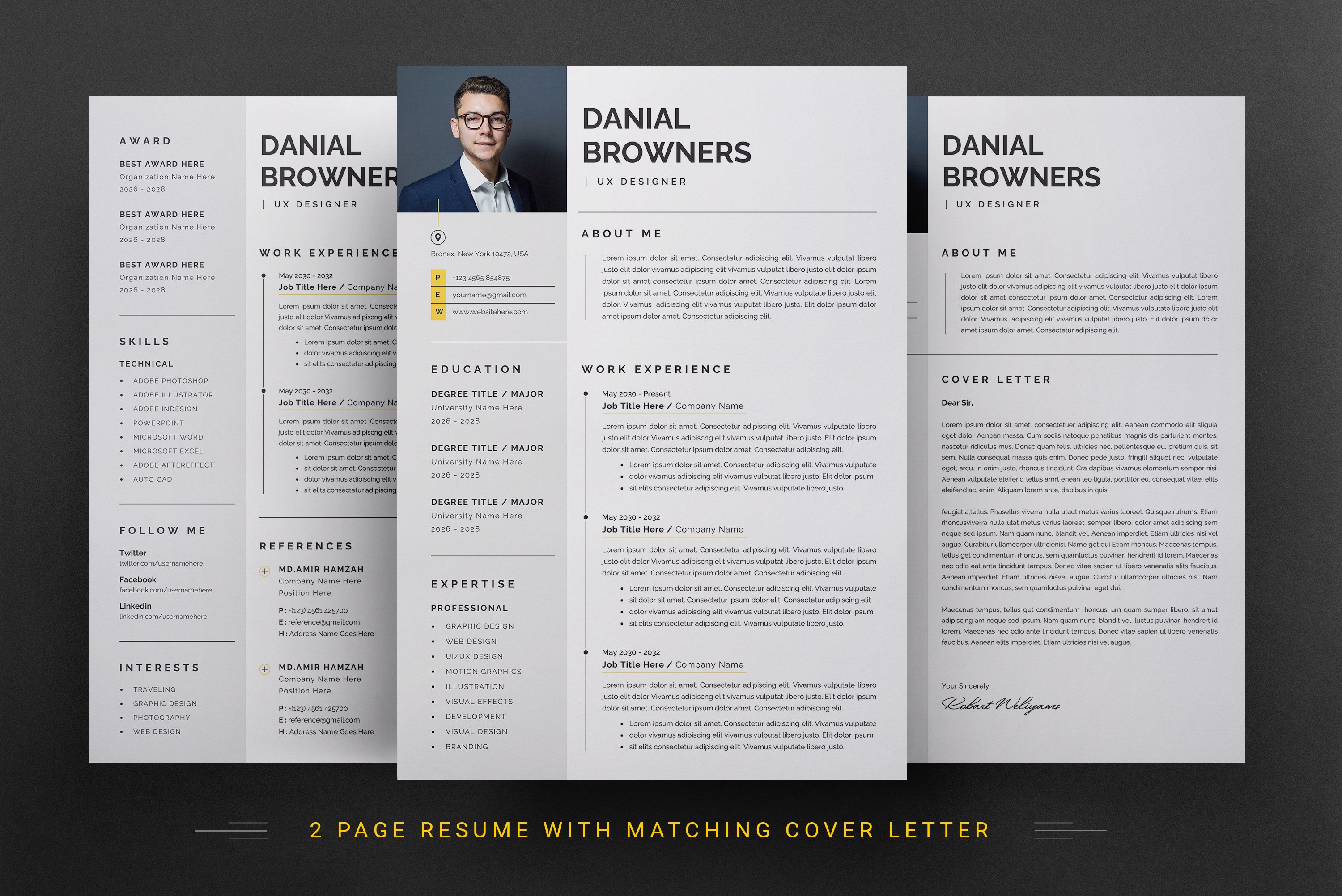 Resume preview image.