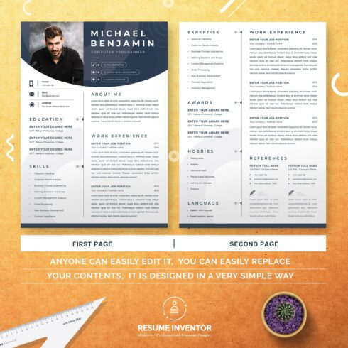Creative Resume | Modern CV Template – MasterBundles