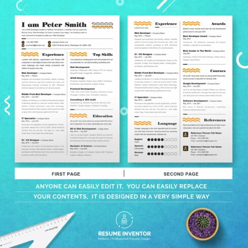 Resume Template for Web Developer – MasterBundles