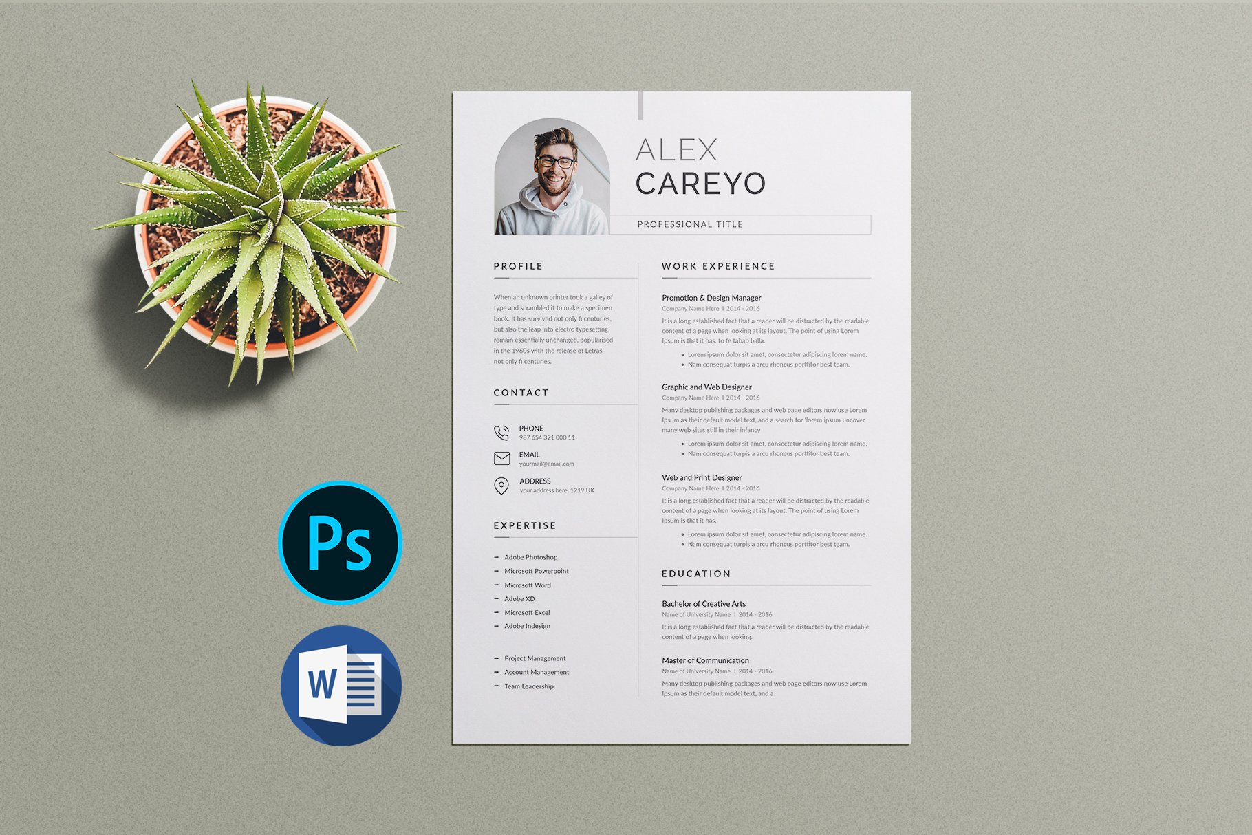 Resume preview image.