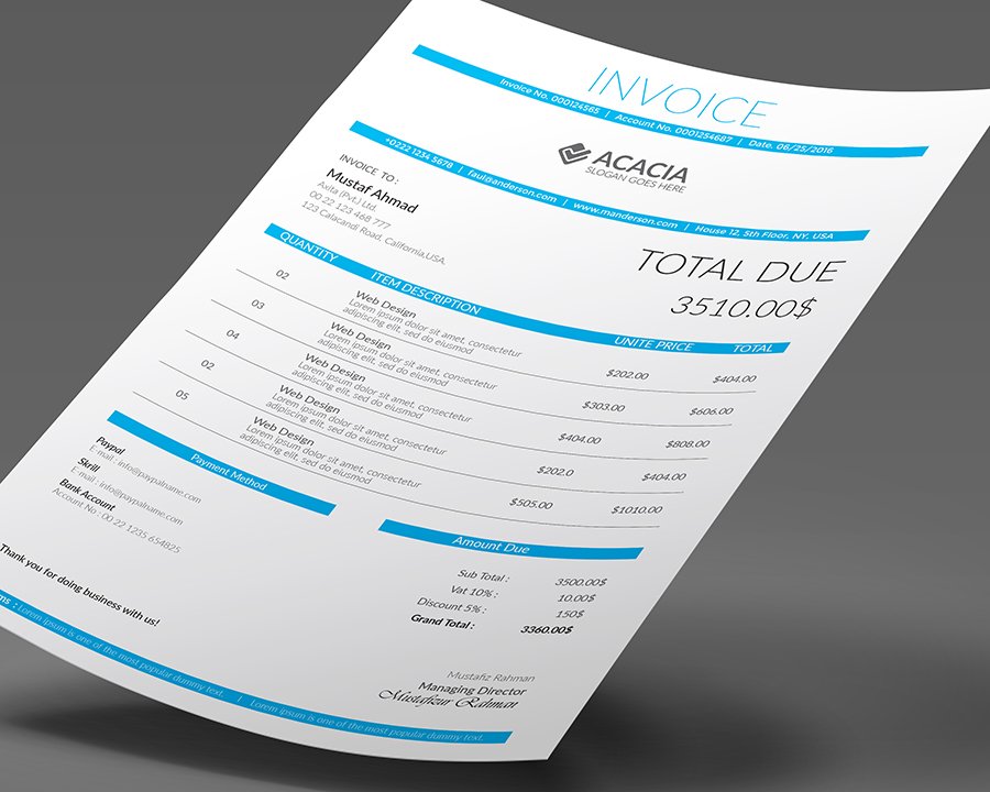 Line Invoices preview image.